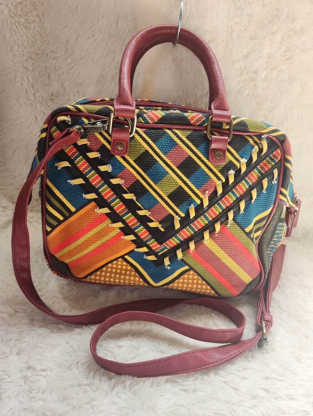 Disney Parks Mary Poppins Returns Woven Tapestry Carpet Bag Crossbody Satchel